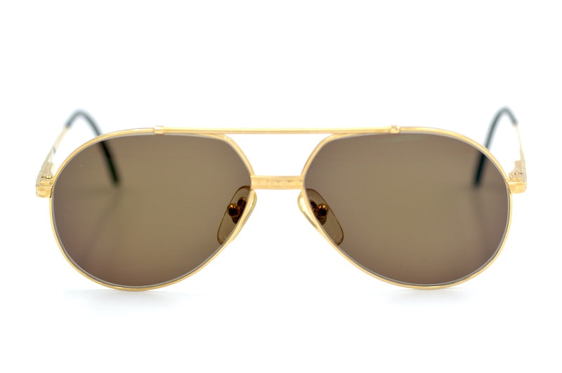 Tiffany LUNETT 23k gold sunglasses 希少 Tiffany Lunettes T114 Vintage Sunglasses | Cliff Booth Style