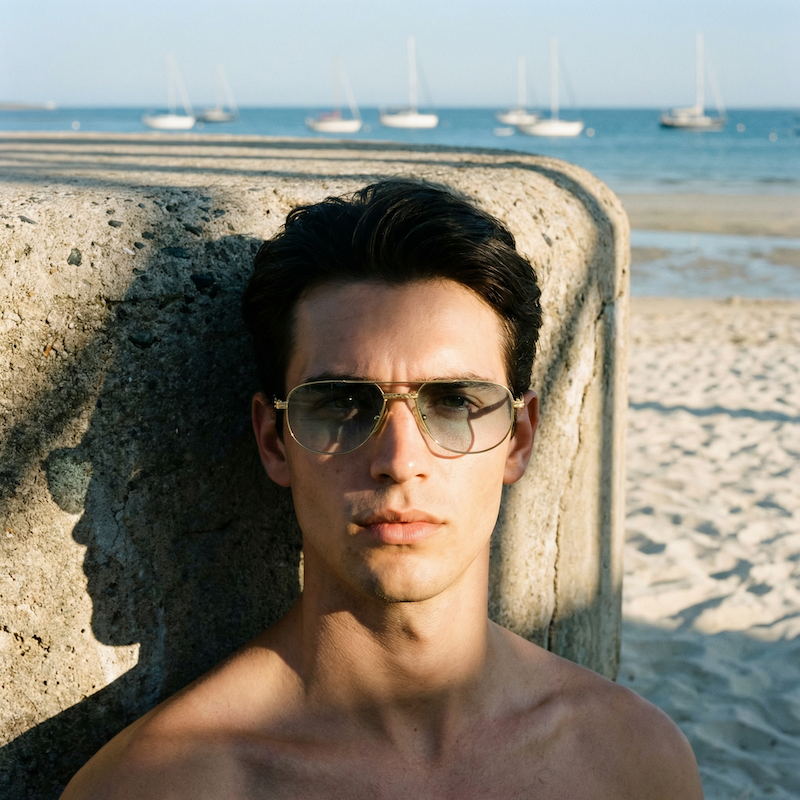 Tiffany Lunettes T429 Vintage Sunglasses. Tiffany Sunglasses. 23KT Sunglasses. Men's luxury sunglasses online.