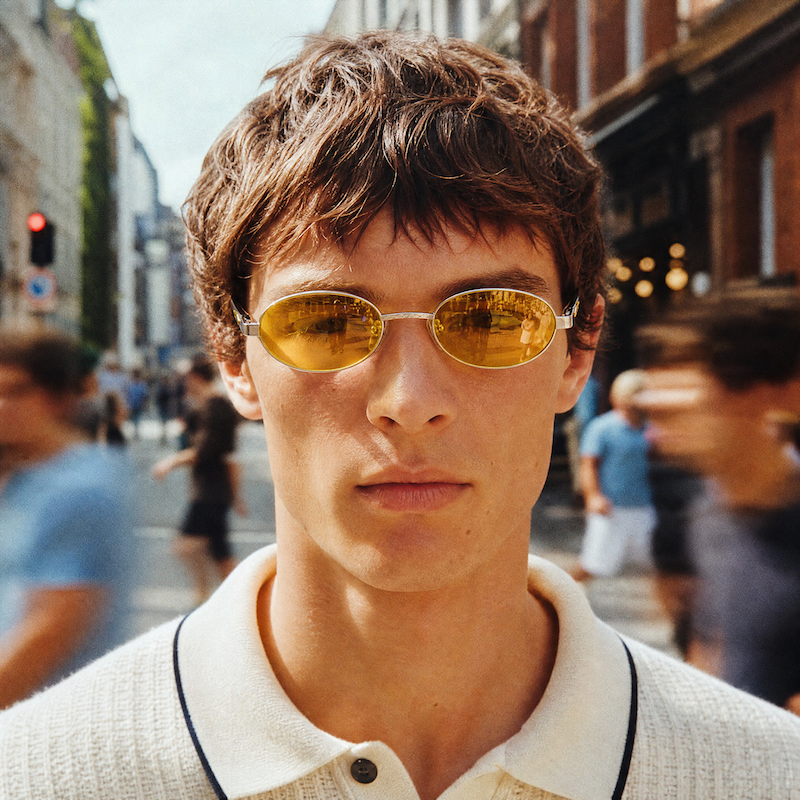 Tiffany Lunettes T665 Yellow Lens Sunglasses