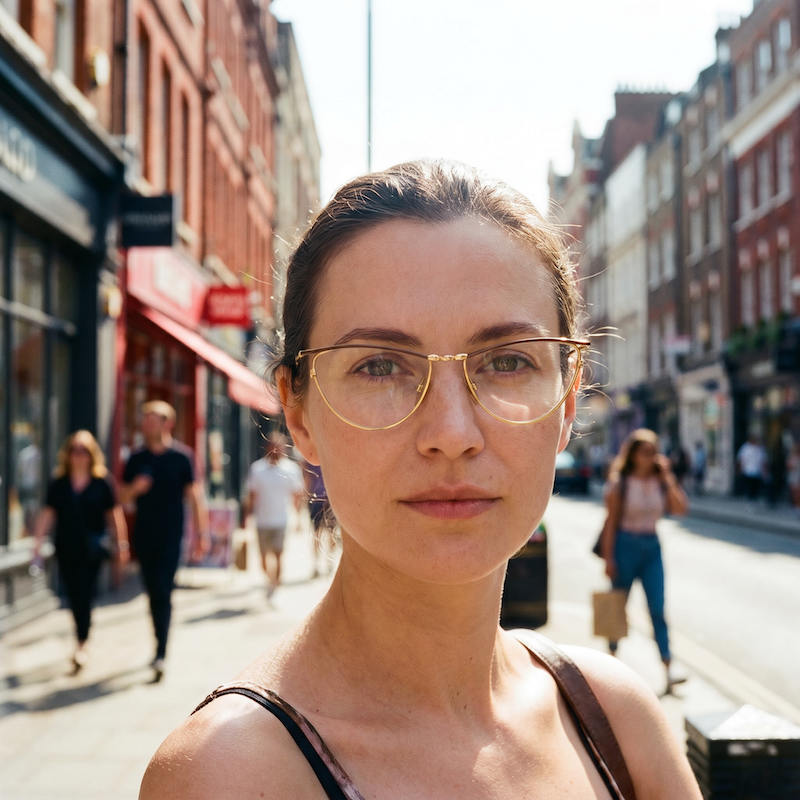 Topcon Cat Brown cat-eye glasses. Women's vintage glasses. 