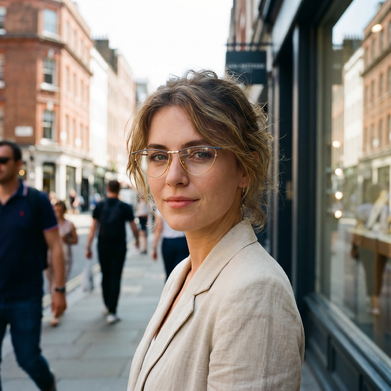 Topcon Cat Grey vintage glasses. Women's cat-eye glasses. Women's vintage glasses.