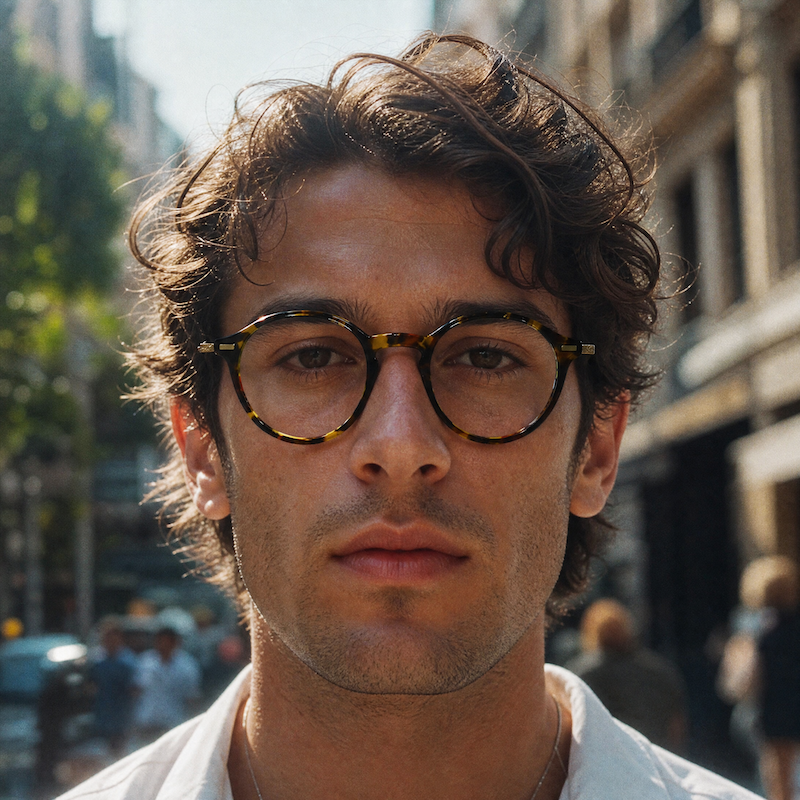 Tully round 40s style vintage glasses