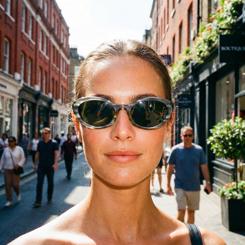 Twix 1950's women's vintage sunglasses. Birch vintage eyewear.