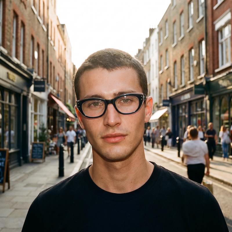 Valdez Men's Vintage Anglo American Eyewear Glasses.