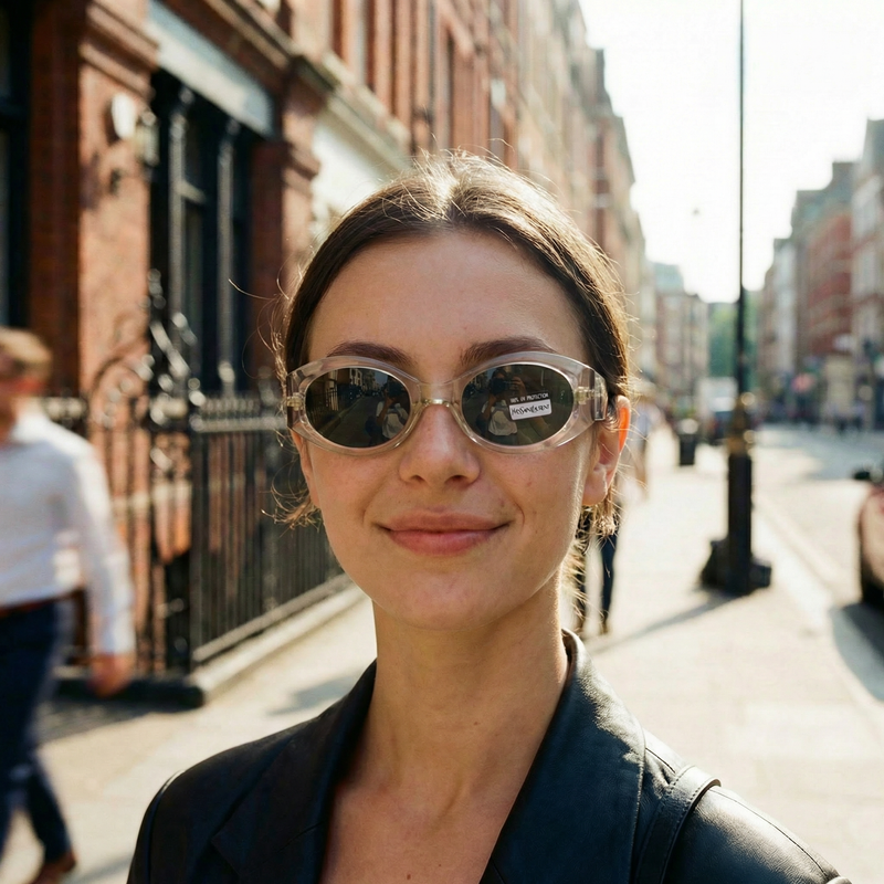 YSL 6554 646 vintage sunglasses. Women's petite sunglasses. YSL women's sunglasses.