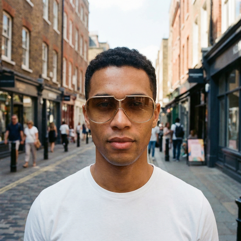 Yves Saint Laurent 30-3101 men's oversized sunglasses. YSL oversized sunglasses.