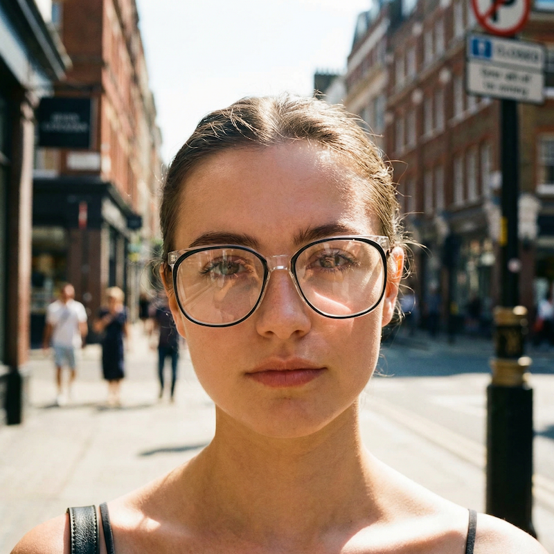 Zoe by Brulimar 2177 vintage glasses. Women's oversized glasses. 80s vintage glasses.