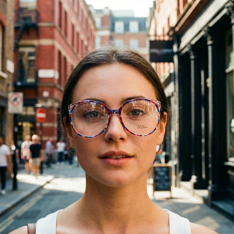 Zoe by Brulimar 2914 vintage glasses. 80s oversized vintage glasses. Women's oversized glasses.