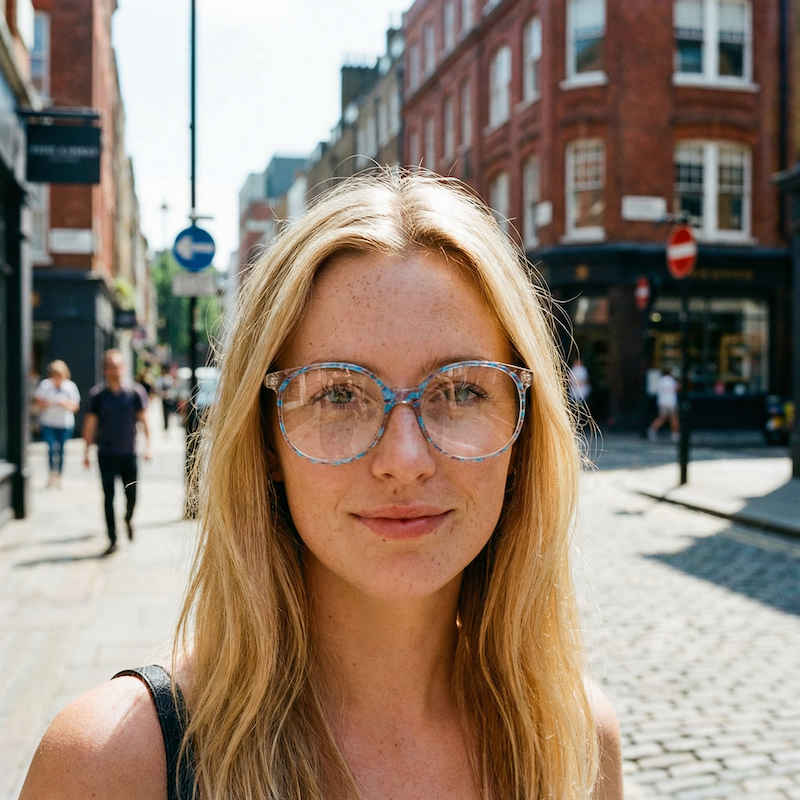 Zoe 2944 by Brulimar Vintage Glasses. 80s oversized glasses. Cool Retro Glasses.  Women's oversized glasses.