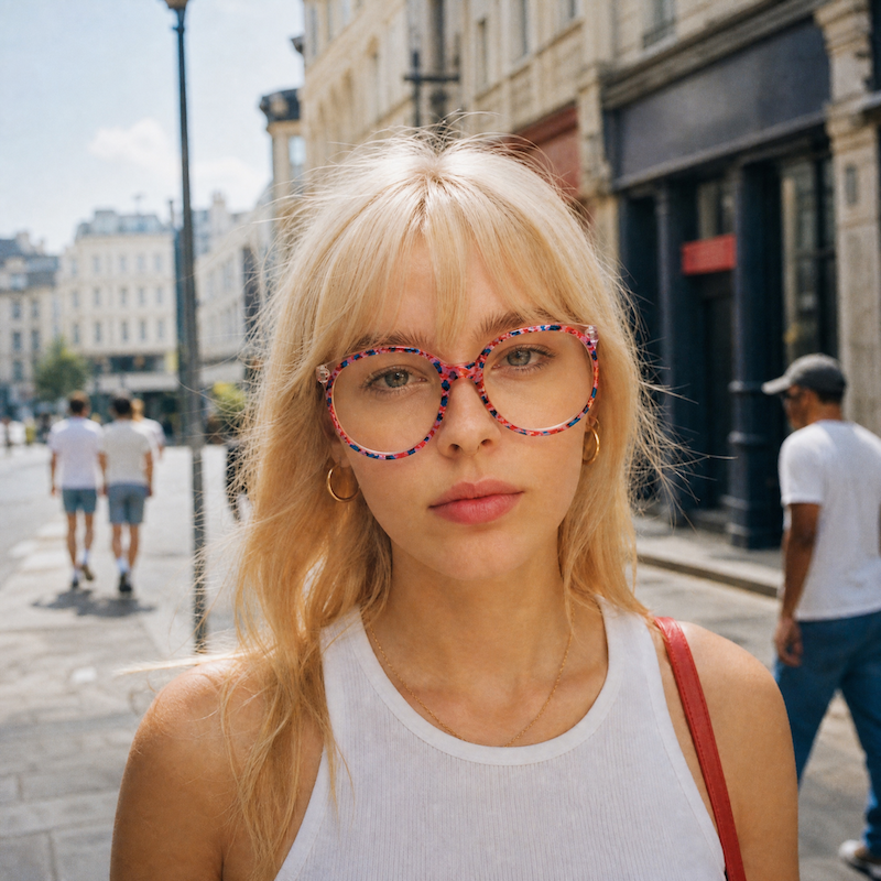 Zoe by Brulimar 2153 Women's 80s Oversized Vintage Glasses