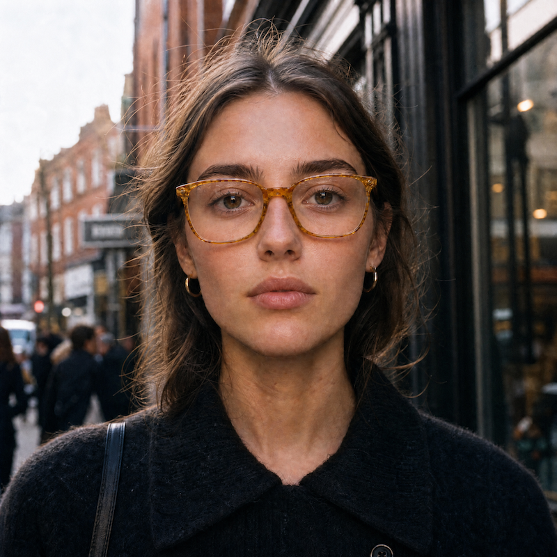 Zollitsch 287 women's square vintage glasses