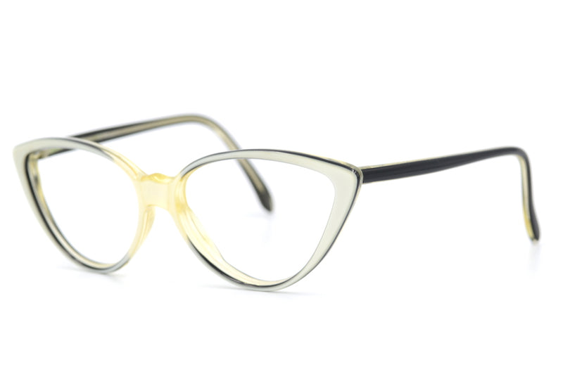 Jonathan Sceats Undercovers Vintage Glasses. Jonathan Sceats Glasses. Vintage Glasses. Ladies Vintage Glasses. Cat Eye Glasses. Vintage Cat Eye Glasses. White Cat Eye Glasses.