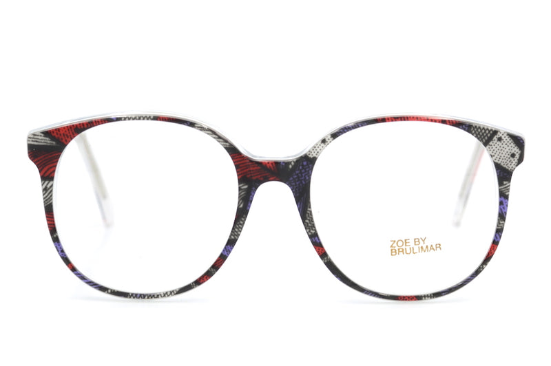 Zoe by Brulimar 2194. Oversized Glasses. Vintage Oveersized Glasses. 1980's Vintage Glasses. Sustainable Glasses.  80's Glasses. Cool Retro Glasses. 