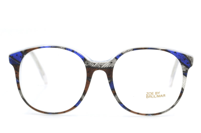 Zoe by Brulimar 2193. Oversized Glasses. Vintage Oveersized Glasses. 1980's Vintage Glasses. Sustainable Glasses.