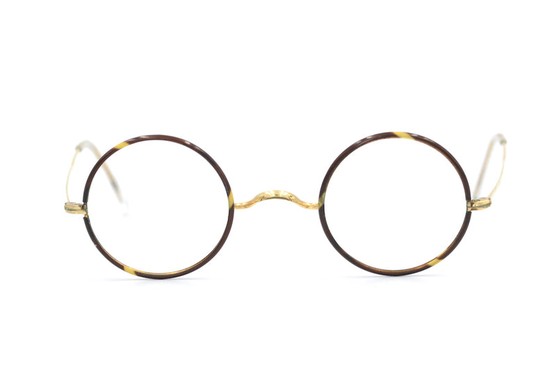1940'S Merx WOC Round Vintage Glasses. Mens Vintage Glasses. 1940's Glasses. 1940's Vintage Fashion. Reenactment Glasses. 