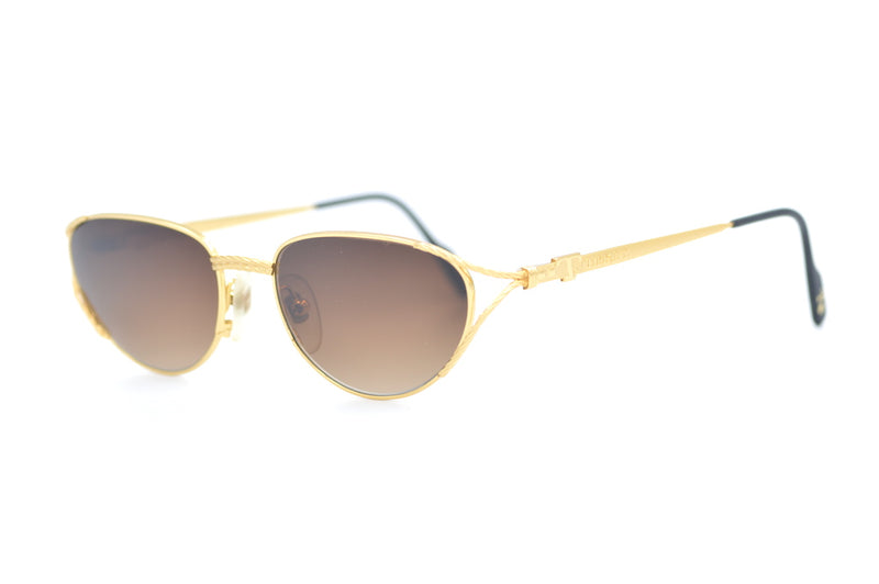 Tiffany & Co Vintage Sunglasses. T360 Vintage Sunglasses. Gold plated sunglasses. Rare vintage sunglasses. Designer Sunglasses.