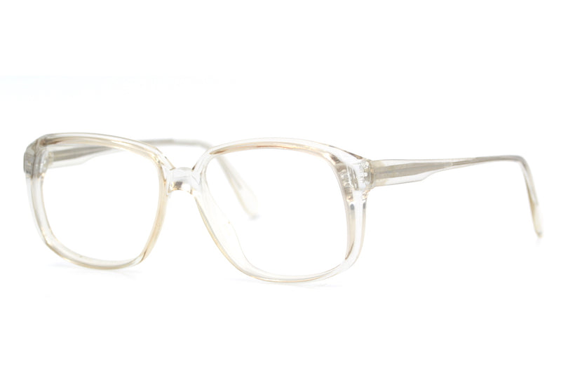 Martin Crystal Vintage Glasses. Transparent Retro Glasses. Mens Retro Glasses. Retro Style Glasses. Sustainable Glasses.