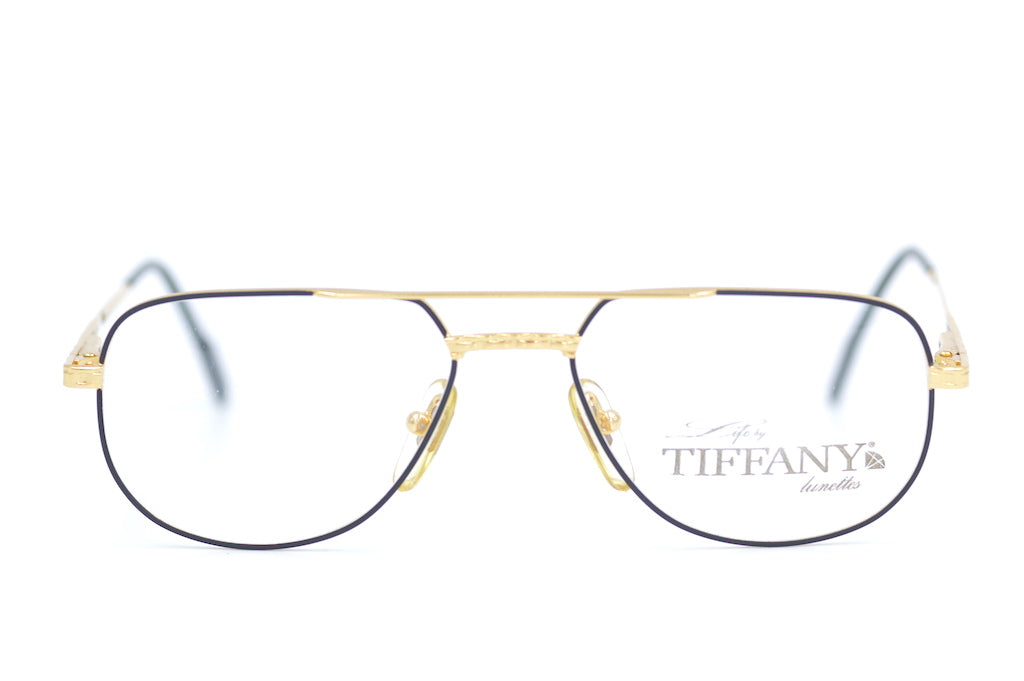 Tiffany & Co. T429 Vintage Glasses. Tiffany Aviator. Vintage Tiffany Glasses. 23KT Gold Plated Glasses. Luxury Glasses.