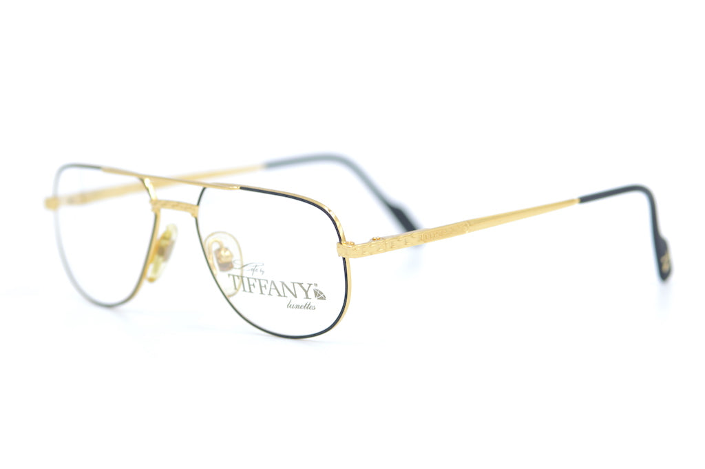 Tiffany & Co. T429 Vintage Glasses. Tiffany Aviator. Vintage Tiffany Glasses. 23KT Gold Plated Glasses. Luxury Glasses.