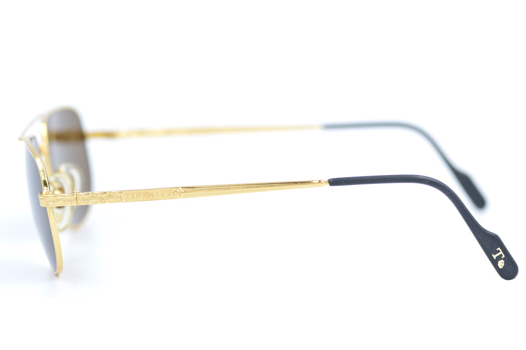Tiffany T429 Sunglasses | Vintage Tiffany Sunglasses | 23KT Gold