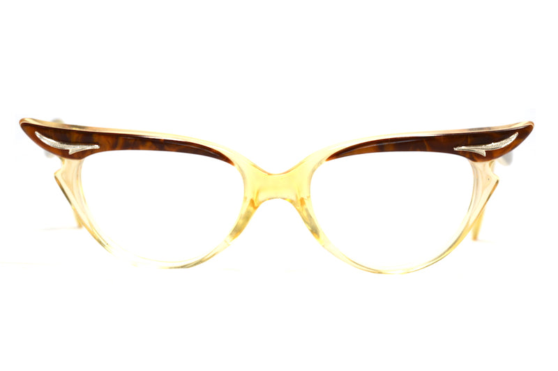 vintage cat eye glasses, birch vintage glasses, brown cat eye glasses, 1950s vintage glasses, 1950s michael birch
