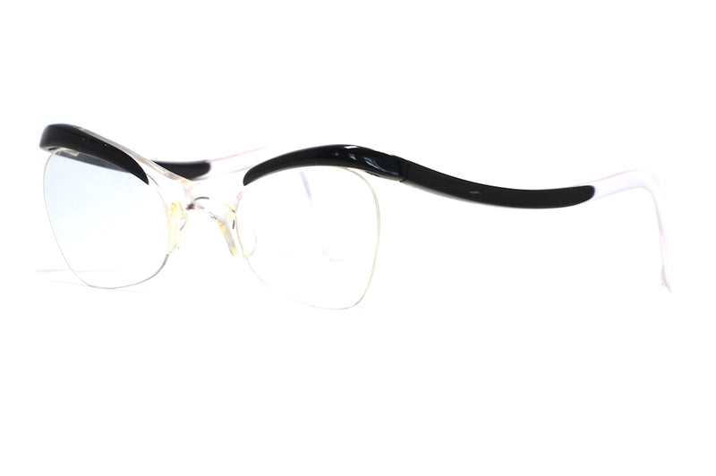 vertex nylon supra, vintage supra glasses, vintage supra spectacles, 1950s glasses, 1950s cat eye glasses, vintage vertex glasses