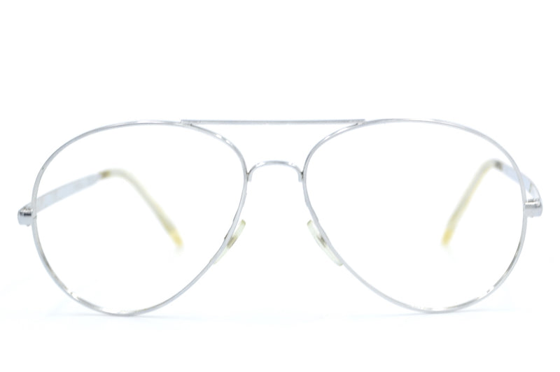 Suki Silver Aviator Glasses. Vintage Aviator Glasses. Ladies Aviator Glasses. Mens Aviator Glasses. Sustainable Aviator Glasses.