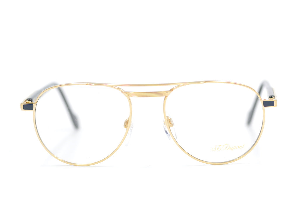 S.T. Dupont D004 6050  Vintage Glasses.  Rare Vintage Glasses. Luxury Glasses. Luxury Eyeglasses. Designer Vintage Glasses. Round Vintage Glasses. Mens Round Glasses. Buy Vintage Glasses Online.  Luxury Eyewear.