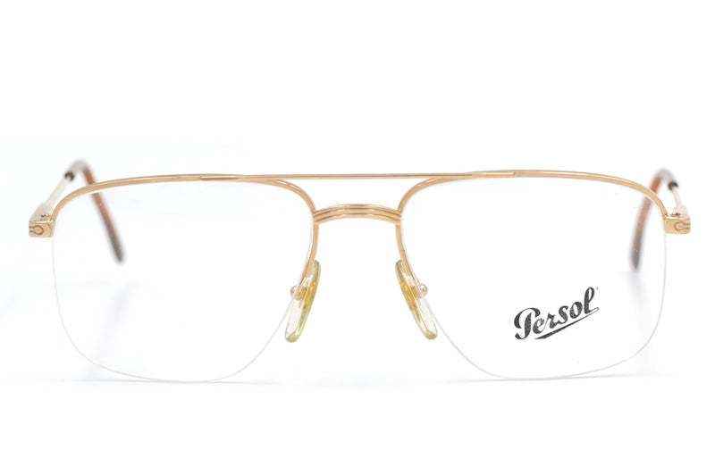 Persol Arhus vintage glasses. Persol Glasses. Persol Aviator. Persol eyeglasses. Designer glasses. Designer eyeglasses. Vintage designer glasses.