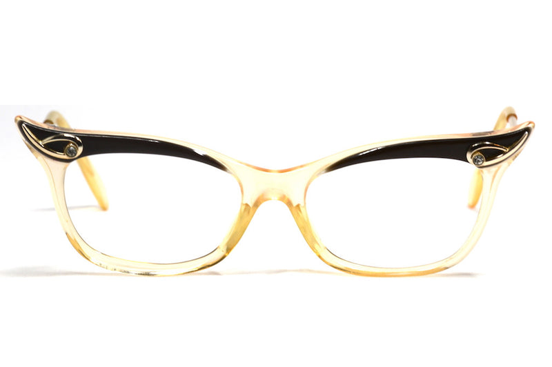 Birch by candida 1960's vintage cat eye glasses made in england