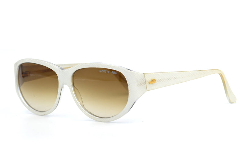 Lacoste 120 vintage sunglasses. Vintage sunglasses. Ladies sunglasses. Sustainable sunglasses. Buy designer sunglasses online. 