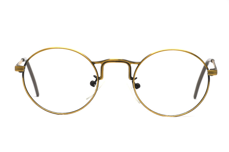 antique gold glasses, vintage glasses, round vintage glasses, antique vintage glasses