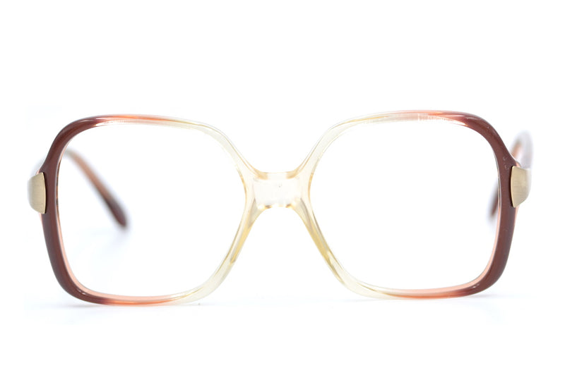 Luxottica 295 vintage glasses. 70's square vintage glasses. Men's vintage glasses. 70s Style Glasses. Retro glasses. 