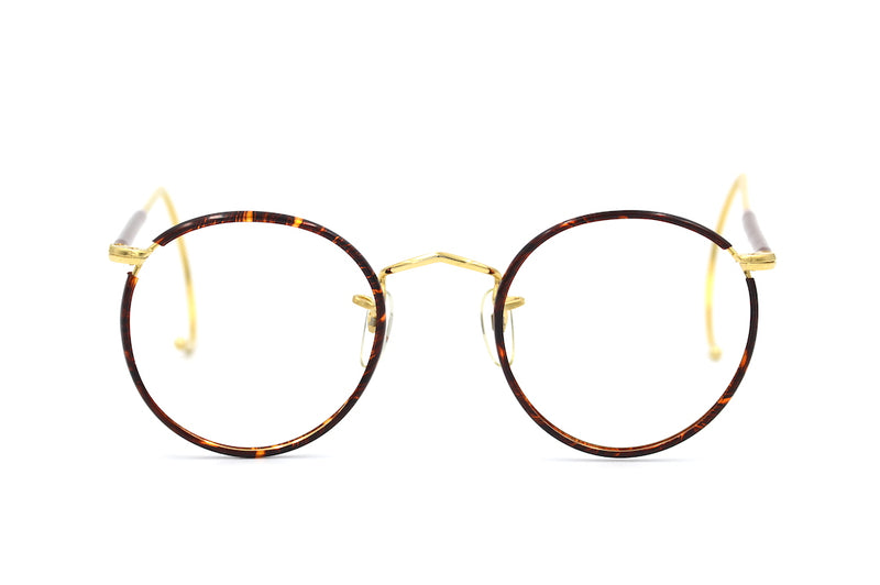 Savile Row Beaufort, Vintage Savile Row Glasses, Mens Vintage Glasses, Curl Side Glasses, Round Vintage Glasses, Chap Vintage Glasses