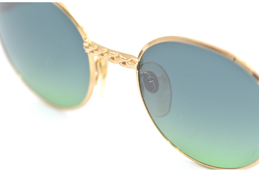 Ettore Bugatti EB508 Vintage Sunglasses Gold Plated As seen on Migos Retro Spectacle