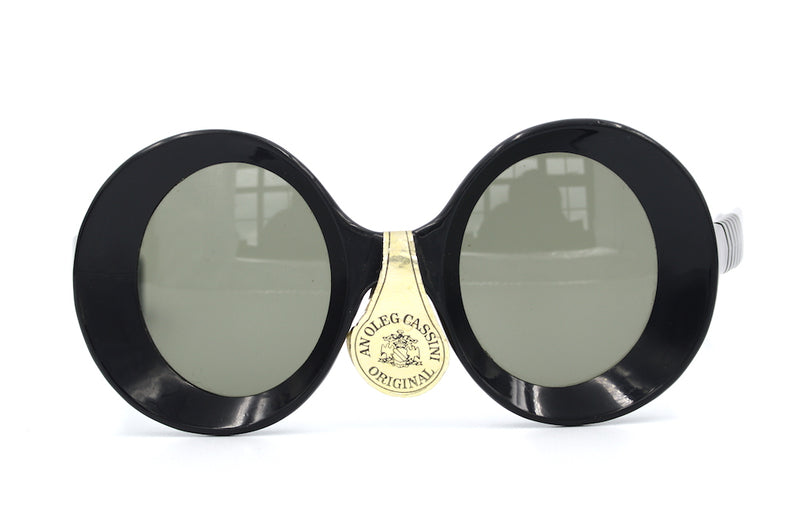 Oleg Cassini by Oculens Vintage Sunglasses. Rare Vintage Sunglasses. Round Vintage Sunglasses. Unique Vintage Sunglasses. 
