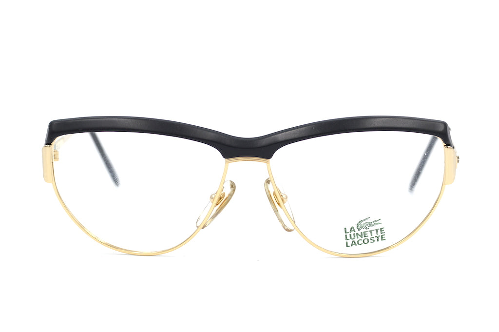Lacoste 849 vintage glasses. Lacoste glasses. Cat eye glasses. Sustainable glasses. Cool retro glasses.