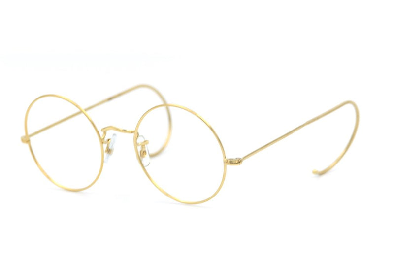 Savile Row 14KT GF Vintage Glasses, Savile Row Round Glasses, Mens Vintage Glasses, 