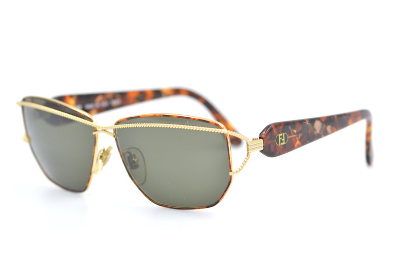 Fendi 199 Vintage Sunglasses. Designer Vintage Sunglasses. Rare Vintage Sunglasses. Retro Sunglasses.