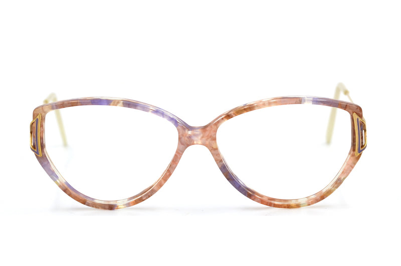 Ladies Vintage Glasess. 1980's Vintage Glasses. Oval Vintage Glasses. Mottled Vintage Glasses.