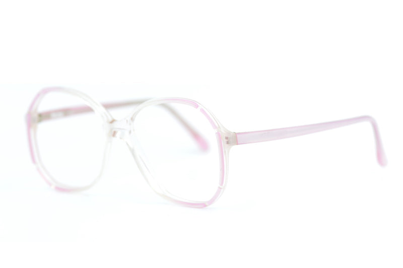 Boutique 100 vintage glasses. Baby pink glasses. 80s vintage glasses. Deirdre Barlow vintage glasses.