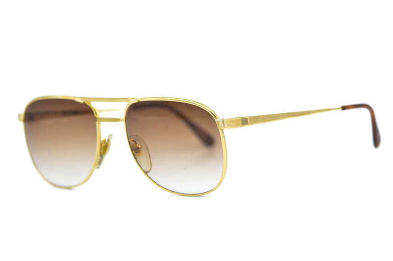 L'AMY 349 vintage sunglasses in colour 007. L'AMY Sunglasses. Vintage Aviators. Vintage Sunglasses.  Stylish Aviator Sunglasses. Sustainable Sunglasses.