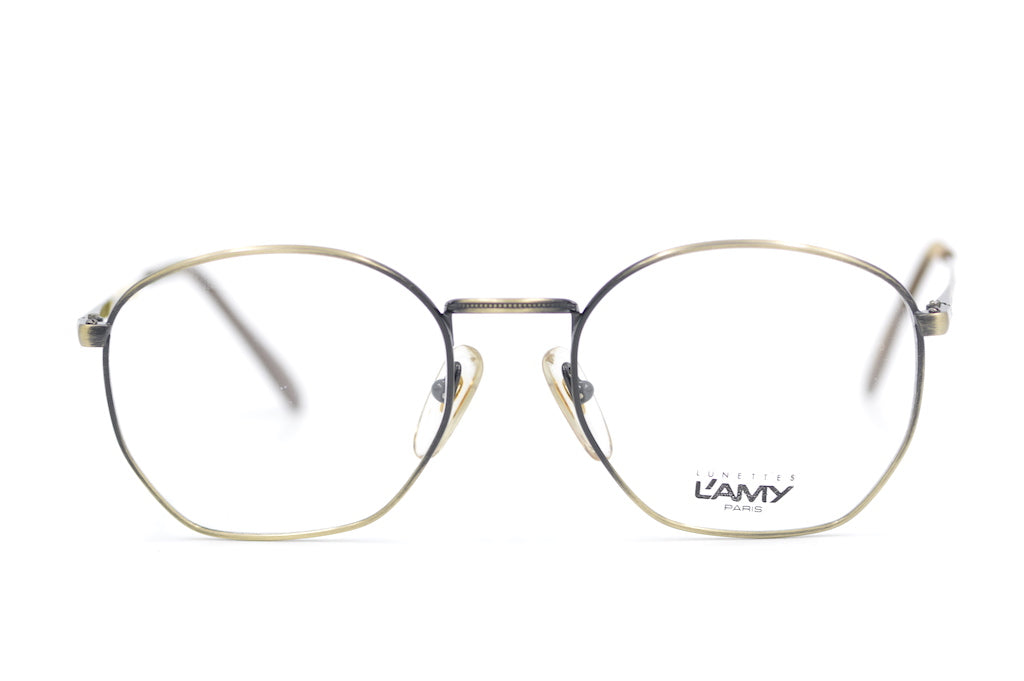 L'AMY Hampton Vintage Glasses. Unisex Glasses. Mens vintage glasses. Cool metal glasses. Stylish metal glasses. Rare vintage glasses. Retro Glasses.