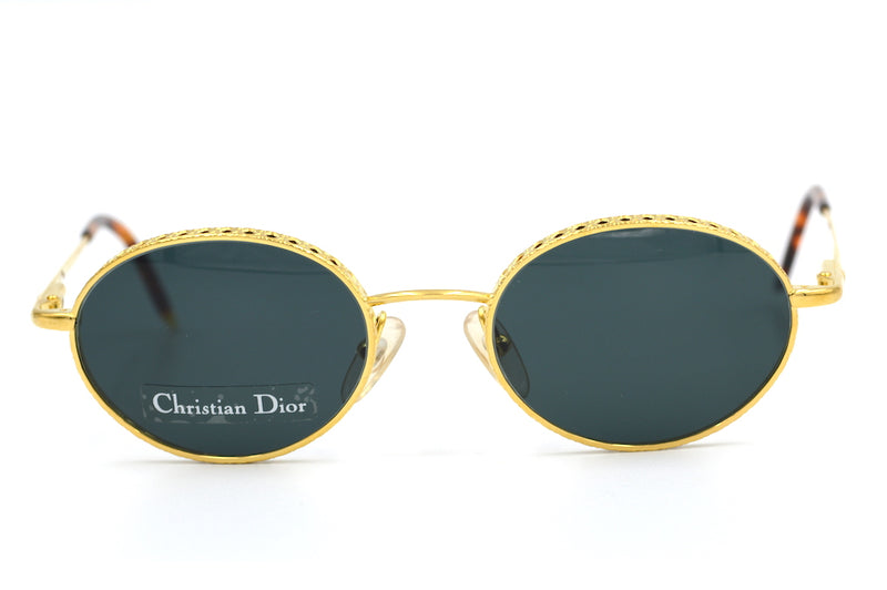 Christiain Dior Edith vintage sunglasses. Designer vintage sunglasses. Rare sunglasses. Rare vintage sunglasses. Collectable sunglasses. Oval metal sunglasses.