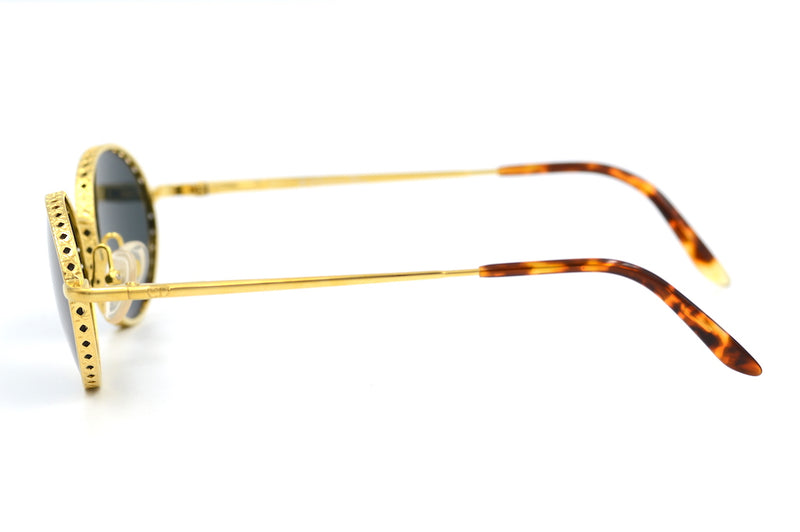 Christiain Dior Edith vintage sunglasses. Designer vintage sunglasses. Rare sunglasses. Rare vintage sunglasses. Collectable sunglasses. Oval metal sunglasses.