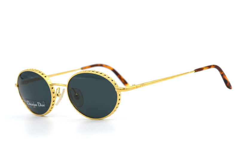 Christiain Dior Edith vintage sunglasses. Designer vintage sunglasses. Rare sunglasses. Rare vintage sunglasses. Collectable sunglasses. Oval metal sunglasses.