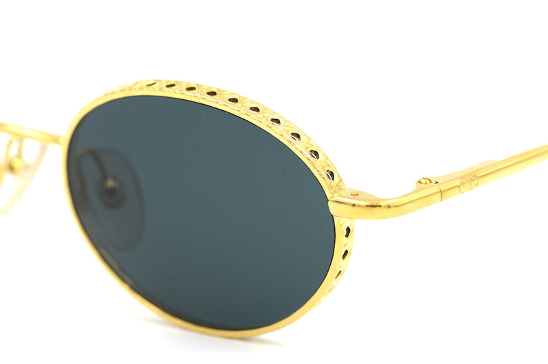 Christiain Dior Edith vintage sunglasses. Designer vintage sunglasses. Rare sunglasses. Rare vintage sunglasses. Collectable sunglasses. Oval metal sunglasses.