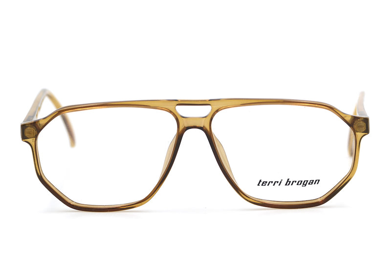 Terri Brogan 8805 Vintage Glasses. Vintage Aviator Glasses. Mens Vintage Glasses. Terri Brogan Aviator. Sustainable Eyewear.