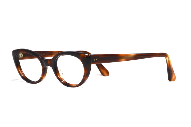 vintage cat eye glasses, 1950s glasses, tortoiseshell cat eye glasses, lunettes vintage, L Eviard glasses, vintage french glasses