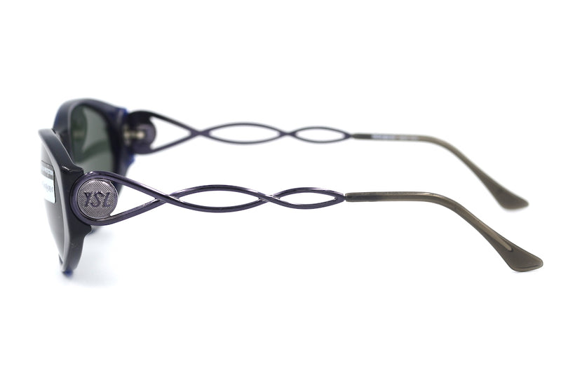 Yves Saint Laurent 6555 Y750 Vintage Sunglasses. YSL Vintage Sunglasses. YSL Sunglasses. YSL Cat Eye Sunglasses. 